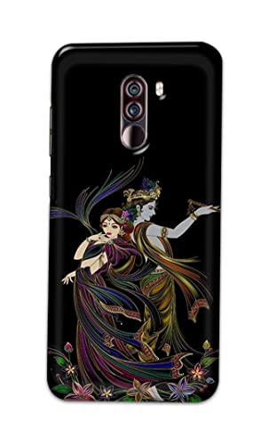 Image of Lord Radha and Krishna Hard Back Case Cover for Poco F1, Pocophone F1 Back Cover -(J5) VNS2223