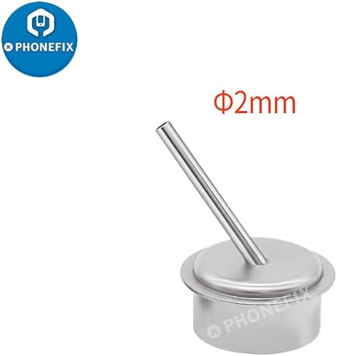 Miniatura 8 de 9 unids/set pistola de aire caliente resistente boquillas de resistencia rápida 861DW pistola de calor, 45 grados curva ángulo boquilla manga para