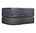 Produktbild Logitech Ergo K860 kabellose ergonomische Tastatur  Handballenauflage, Geteilte Tastatur, Bluetooth und USB-Verbindung, für Windows/Mac, Skandinavisch QWERTY-Layout - schwarz [Bulk]