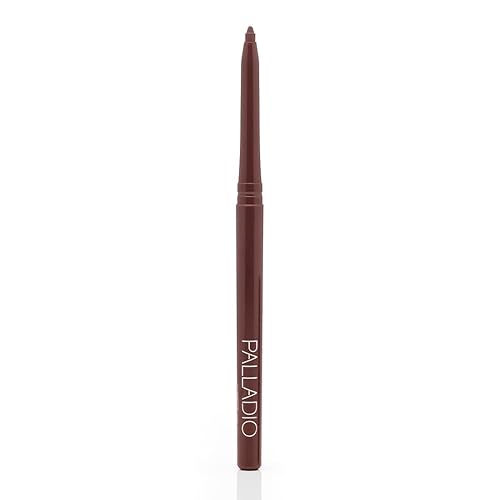 Vista 8 de Palladio Retractable Waterproof Lip Liner High Pigmented and Creamy Color Slim Twist Up Smudge Proof Formula with Long Lasting All Day Wear No Café