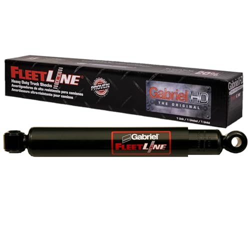 Image of Gabriel 83125 FleetLine HD Truck Front /Rear Shocks Fits Cascade; Ford; General Trailer Co; Hendrickson; Peerless; Holland; Watson & Chalin Motorhome; OEM# 90044625, 1604, 25625254