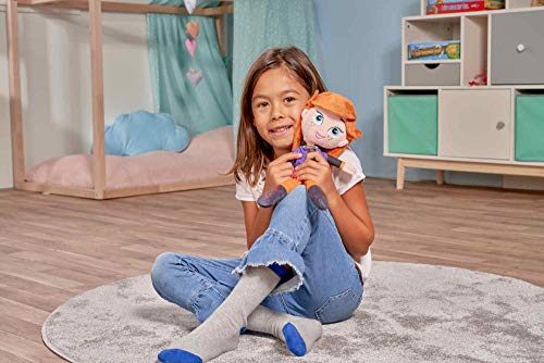Simba 6315877639 - Disney Frozen II Plüsch Anna 25cm, Plüschspielzeug, Kuscheltier, Eiskönigin, ELSA, Schneemann, ab den ersten Lebensmonaten