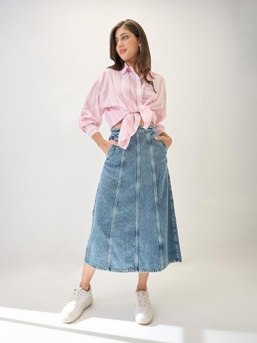 Image of Globus Women Skirt (GS576695 Light Blue 28)