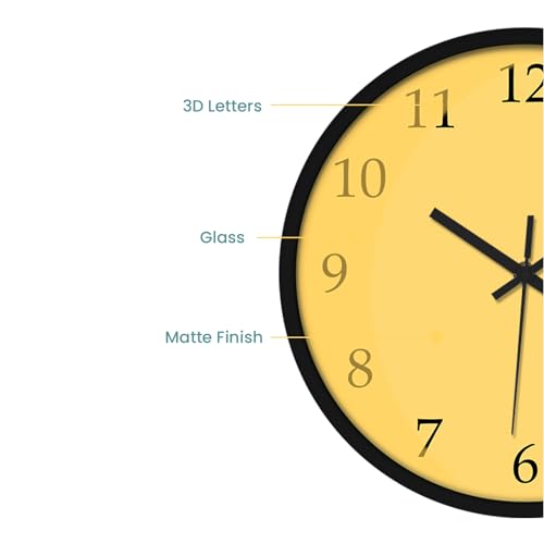 Image of Olive Tree Wall Clock 12 inch Silent Quartz Decorative Multicoloured Wall Clock Non-Ticking Classic Clock Battery Operated Round Easy to Read for Room /Home /Kitchen /Bedroom /Office /School - 9037