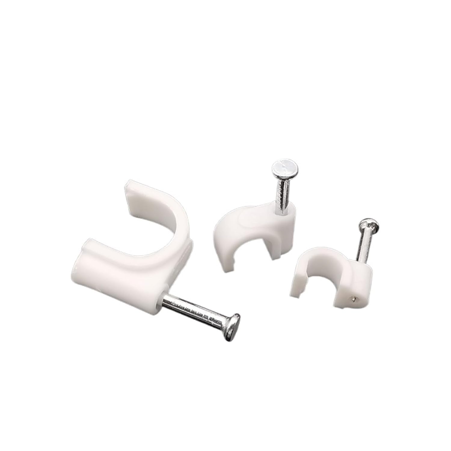 Pinces à câbles for rangement de câbles, pinces de rangement de fils, 100 pièces de serre-câbles en plastique for fils électriques 4 mm, 5 mm, 6 mm, 7 mm, 8 mm, 9 mm, 10 mm, 12 mm, support de serre-câ