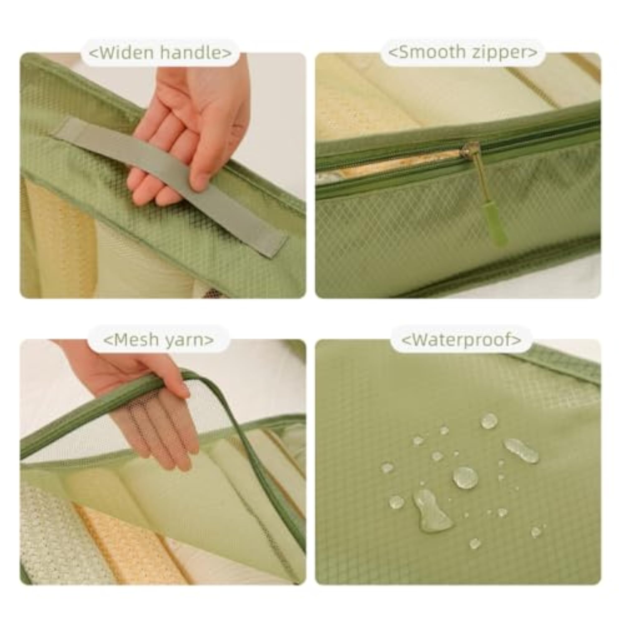 6 Pcs Set Packing Cubes for Travel Organizer Bags