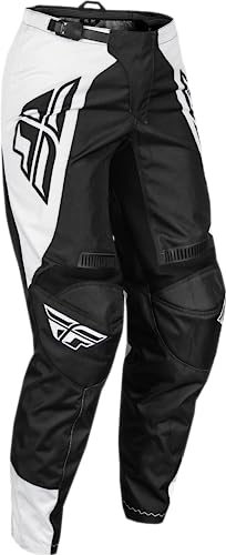 Fly Racing Women's F-16 Pants (Black/White Size 11/12)