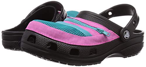 Crocs Unisex Men's And Women's Classic Fanny Pack Clog, Black/Electric Pink, 11 Us #TOP7