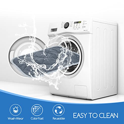 Nobleza Self Heating Cat Mat, Super Thermal Dog Crate Pad For Indoor Outdoor, Washable Anti-Slip Kennel Mat For Medium Small Dogs And Cats, 35" × 23" Grey #TOP7