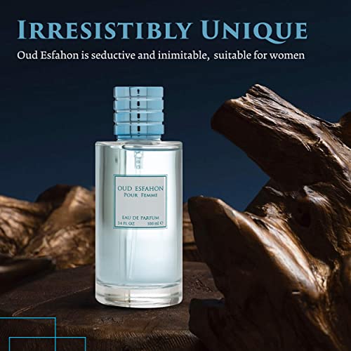 Regal Fragrances Oud Esfahon, Inspired By The Scent Of The Ysl's Mon Paris Perfume For Women - Classic Spicy Oud Scent Of Damascus Rose Scents 3.4 Fl Oz (100 Ml) #TOP2