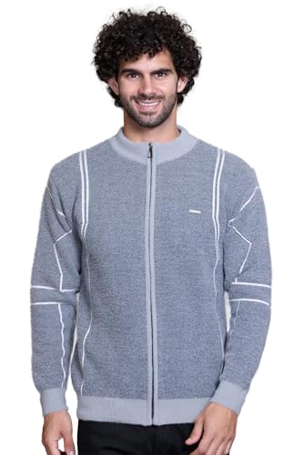 Image of GODFREY Full Sleeve Zipper Sweater for Man Winter Wear -Mens Woolen Sweaters Turtle Neck