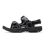 [タレークス] メンズ スポーツサンダル ビーチサンダル 軽量 アウトドア マリンスポーツ 夏 27.0cm ブラック
