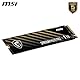 MSI SPATIUM M470 PRO SSD 1 TB – PCIe 4.0 NVMe M.2 interne Solid-State-Festplatte, 6000 MB/s Lesen & 4500 MB/s Schreiben, 3D NAND, integrierte Datensicherheit, Center – 5 Jahre Qualität (320 TBW)