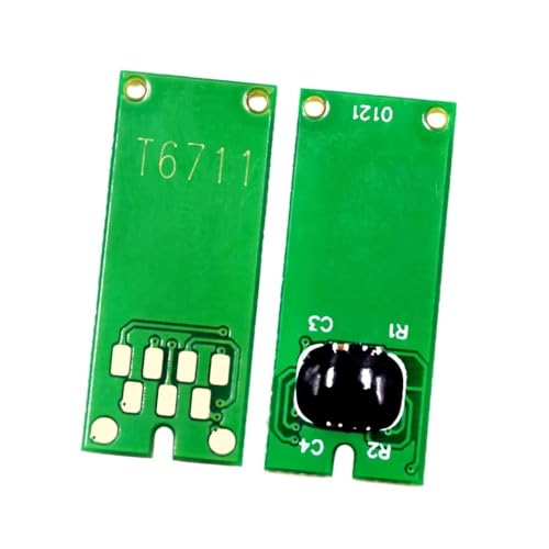 Puce de maintenance T6711 pour imprimante WorkForce WF-7710 et L1455 - Lot de 5 pièces