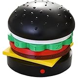 デスクカレンダー 木製 バーガーカレンダー 回転式 再利用可能 卓上カレンダー 寝室 自宅 オフィスス ペース エレガント ギフト ブラック 10.3*9.2cm