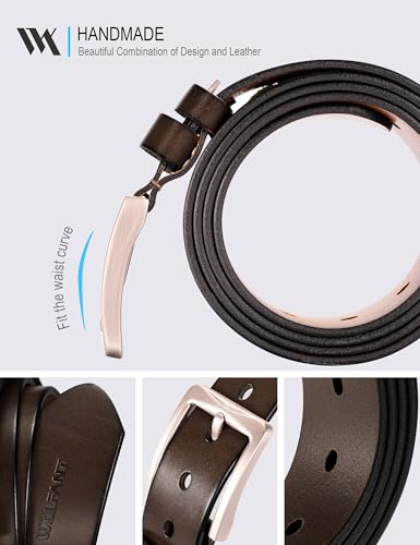 Image of WOLFANT 1.5 inch Full Grain Leather Belt for Men,100% Italian Solid Leather