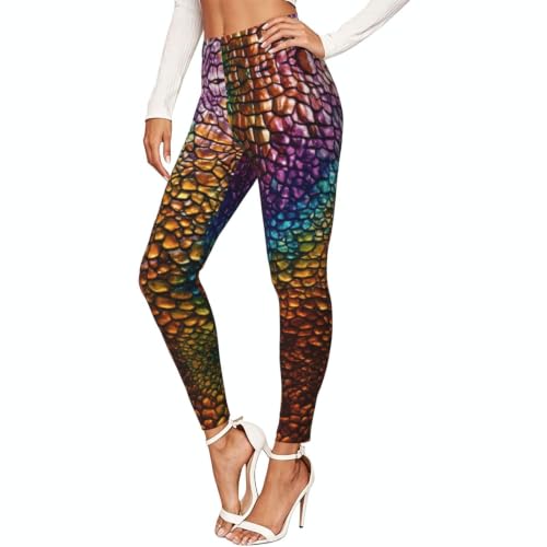 Pantalones de entrenamiento tacto suave mallas de serpiente para gimnasio