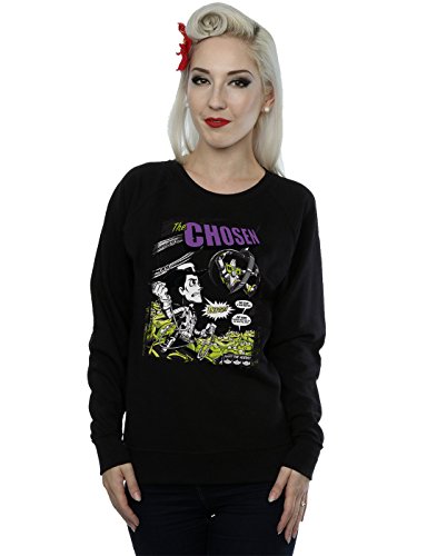 Disney Women's Toy Story Comic Cover Sweatshirt Medium Black