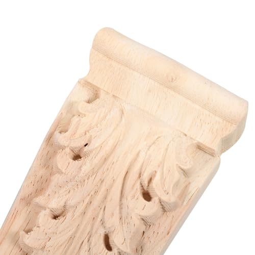 Ménsulas de madera tallada de 4.33x1.88 pulgadas para columnas de salón pack de 2 3
