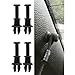 Halterung günstig Kaufen-Lohill 4 Stück Auto Hutablage Clips, Hutablage String Clip Hakenhalter, Hutablage Haltegurt Clip,Hutablage Seiten Clips,Auto Hutablage Haken Halterung,Halteband Hutablage