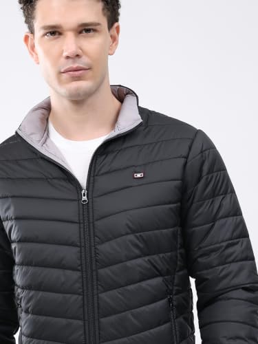 Image of Monte Carlo Mens Regular Fit Full Sleeve Solid Collar Winter Jacket (Pack Of 1)