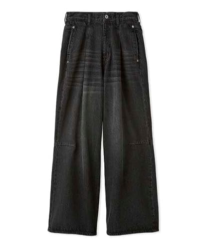 [エミ] リサイクルコットンタックデニムパンツ 13WFP251066 レディース BLK - emmi(エミ) - 商品画像