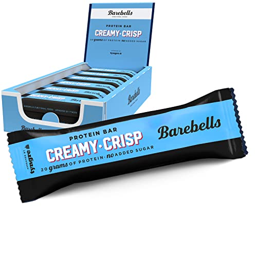Barebells Protein Bar | zuckerarme Protein Riegel/ Eiweißriegel (Creamy-Crisp, 12x55g) Cover