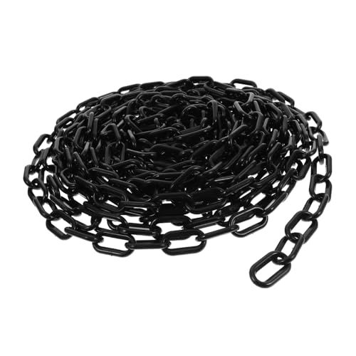 SOLUSTRE 10m Chaîne De Sécurité Plastique Pour Barrières Et Contrôle Des Foules Chaîne à Maillons Pour Évènements Et Stationnement