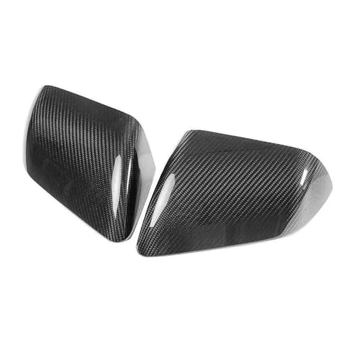 Coque rétroviseur carbone véritable pour Ford Mustang 2015-2022 avec LED