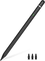 Vista 10 de Lápiz (1ª Generación) para iPad 2018-2025, Lápiz Stylus para iPad con Carga Rápida 10X, Sensibilidad de Inclinación, Rechazo de Palma, Lápiz