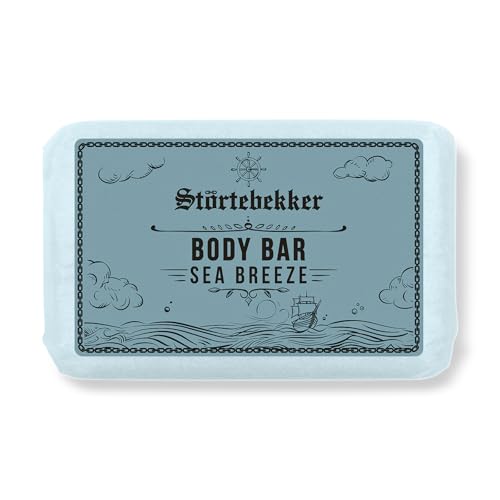 NEU: Störtebekker® Premium Body Bar Sea Breeze | Festes Duschgel Männer | Feste Duschseife Herren & Damen | Natürliche Reinigung, herrlicher Duft | handgefertigt & ohne Zusätze (1 x 120g)