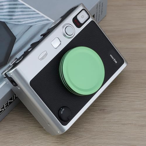 Haoge Tapa de Lente de Metal para Cámara Fuji Instax Mini EVO Film Accesorios de Cámara, Verde miniatura 5