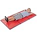 ECR4Kids Premium Folding Rest Mat, 3-Section, 2in, Sleeping Pad, Blue/Red
