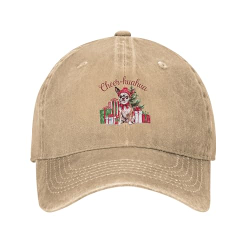 KWQDOZF Cheer Huahua Hat Gorra de béisbol para Mujer