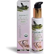 ALGELOE-O Gel Pre &amp; After Hair Removal/Waxing Gel For Women- 100ml | 100% Pure, Natural And Organ...