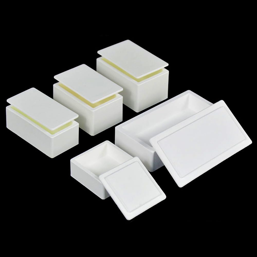 Tygiel zawierający 99% czystego magnezu - Wysokotemperaturowa łódź ceramiczna MgO - Pojemność 2200 ℃, 1 szt.(43mL*60 * 40 * 30mm)