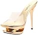 Pleaser Women's Blondie-601CH/C/G Platform Sandal