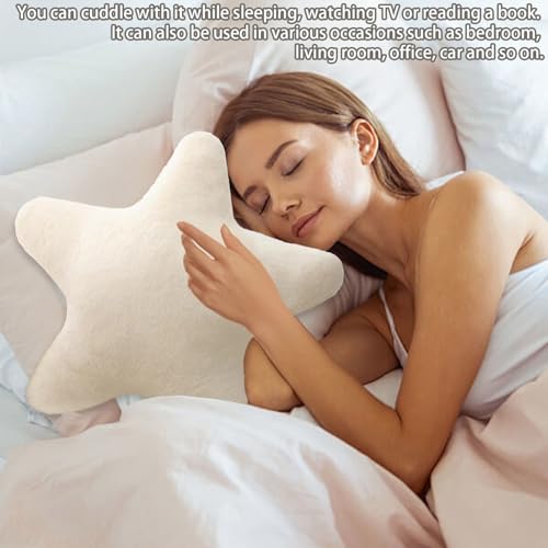 YISKY Stern Plüsch Kissen für Kinder, Flauschiges Stern Dekokissen für Wohnzimmer, Sofa und Schlafzimmer