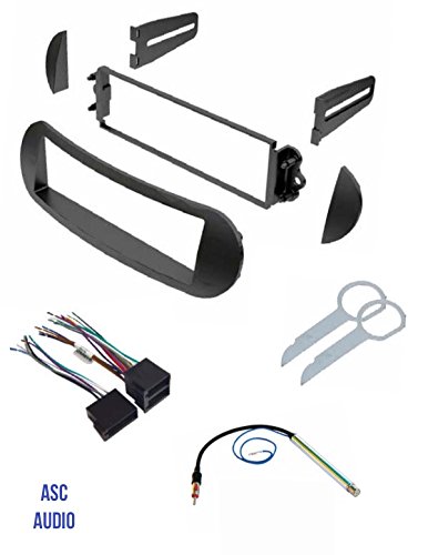 ASC Car Stereo Dash Kit, Wire Harness, Antenna Adapter, and Radio Tool