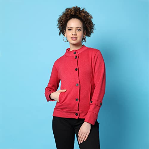 Image of Women's Cotton Jacket Relaxed Fit For Casual Wear | Full Sleeve | Stylish Wear Cotton Jacket Crafted With Comfort Fit And High Performance For Everyday Wear