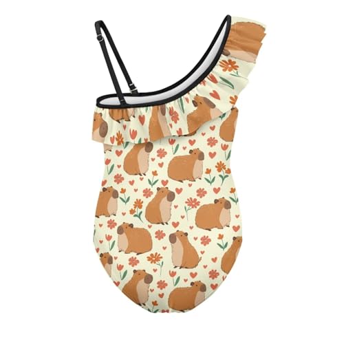 Girls Swimsuit for Kids 5-6t One Piece Pickles Bathing Suit Hawaii Dress Swimwear2