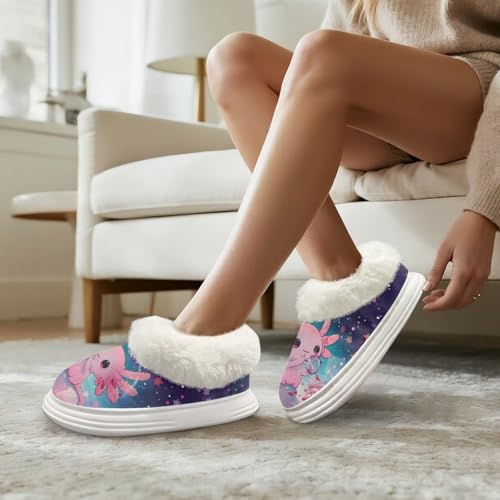 chaqlin Cartoon Animal Print Slippers for Women Thick Sole House Bedroom Platform Slipper Shoes Comfy Slippers3