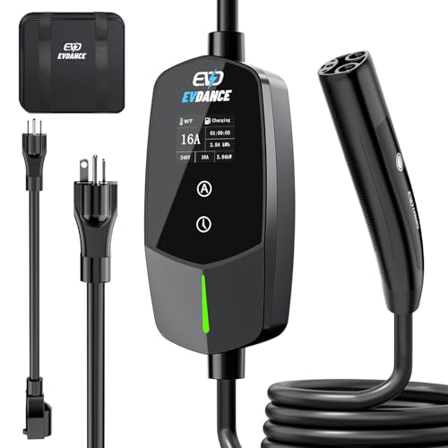 EVDANCE Level 1 & 2 EV Charger for Tesla 16A,