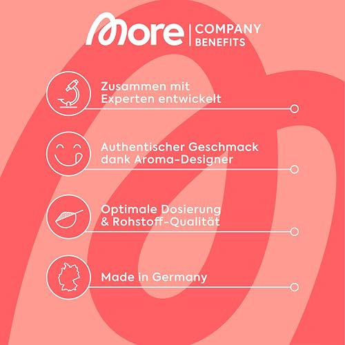 MORE Chunky Flavour, Vanilla Perfection, 150 g, vegan, Geschmackspulver zum Süßen, ohne viel Zucker und Kalorien, mit Inulin und Laktase - made in Germany