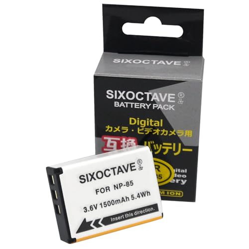 Amazon | SIXOCTAVE NP-85 富士フィルム 互換電池バッテリーパック 