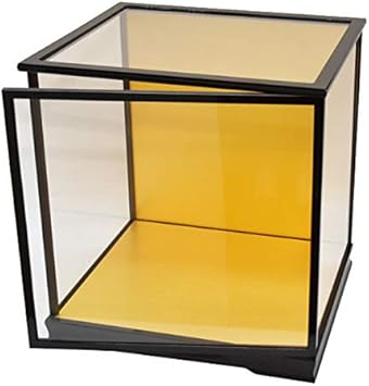 Amazon 人形ｹｰｽ ガラス人形ケース ガラスケース 雛人形ケース 五月人形ケース 戸付 ｽﾜﾘ35 黒 幅 間口50奥行35高50cm ｶﾞﾗｽ寸法 内計り ケース飾り おもちゃ