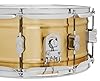 Pacific Drums Concept Series Metal Snare, 14" x 6.5", 1.2mm Natural Satin Brushed Brass | A thinner, double-beaded brass shell and a brushed exterior for a satin look #1
