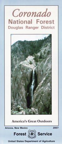 Coronado National Forest Map (douglas ranger district) - Waterproof
