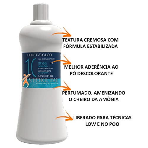 BeautyColor Agua Oxigenada 10 Volumes 1000 Ml Beautycolor