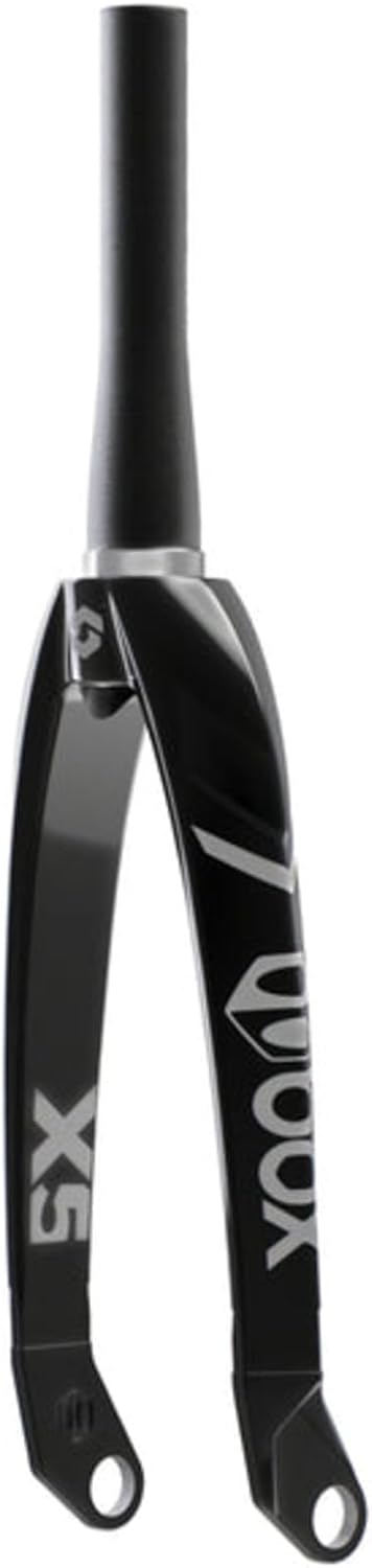 Box One X5/X2/XE/XL/XS Carbon Forks for Larger or Smaller Sized Racers 1.5 to 1-⅛ & 1 inch 7000 Series Chromoly/Tapered/Straight Steerer Tube and and 20/10mm Axle Stem Lock/Fork Adapters